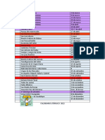 Calendario Litúrgico