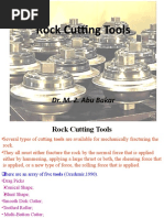 Lec9-Rock Cutting Tools