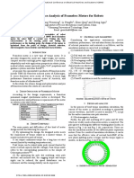 Performance Analysis of Frameless Motors For Robots