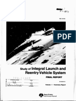 Integral Launch and Reentry Vehicle System: Study of