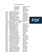 Lista Posibles Candidatos Pruebas Saber Pro 2022