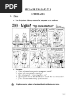 Ficha Comprension Lectora 5° Basico