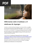 Diferencias Entre El Autismo y El Síndrome de Asperger