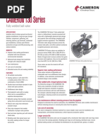 CAMERON T30 Series: Fully Welded Ball Valve