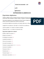 Expresiones Algebraicas