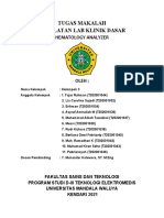 Makalah Hematology Analyzer Kelompok 3