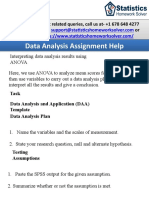 Data Analysis Assignment Help