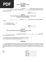 Option (S) Once Exercised Shall Be Final: Form of Option Option No.1 (See Rule 6)