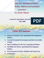 970730-Guidelines of Agricultural Policies in Taiwan