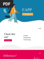 EAPP Lesson 3