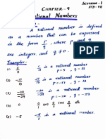 Rational Numbers: Chapter - 9