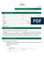 Formulario de Renuncia CR