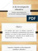 Taller de Investigacion Educativa