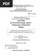 Master en Electromécanique Option: Maintenance Industrielle