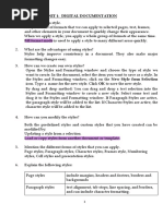 Chapter 1 Digital Documentation - Q&A