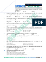 Daily Practice Problems: Target IIT-JEE