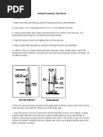 Testing Procedures Alien World