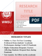 Research Title Defense: Agabon, Xyla Bleshy L. Amazon, May-An Ortega, Jesryl R. Sazon, Mary Amylyn D. Sumile, Melisa