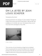 On La Jetée by Jean-Louis Schefer - Chris Marker