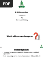 By Dr. Saud Al-Wasly: EE-366: Microcontrollers