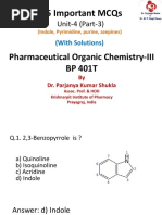 25 Important MCQS: Unit-4 (Part-3)