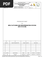 MP/LP Let Down and Desuperheating Station (DS-721-02 A/B) : Process Data Sheet