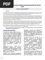 Particularităţi Ale Procesării Auditive În Contextul Tulburărilor Din Spectrul Autist