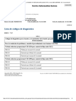 Lista de Códigos de Diagnóstico