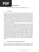 Multimodal Pragmatics: Kay L. O'Halloran, Sabine Tan and Marissa K. L. E