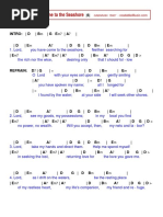 Lord You Have Come To The Seashore Chords