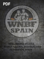 Reglamento WNBF Spain 2020