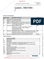 Hydraulic System, V80/V90 - 1.8/2.0 MW: History of This Document