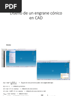 Diseño de Un Engrane Cónico en CAD