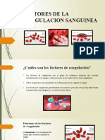 Factores de La Coagulacion Sanguinea