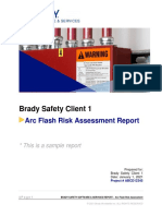 Arc Flash Risk Assessment Sample Report