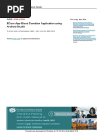 Bdoor App-Blood Donation Application Using Android Studio: Journal of Physics: Conference Series
