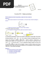 Correction TD 1 Optique Geometrique PETI