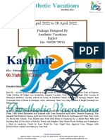 Kashmir Package 6 Night 7 Days PDF