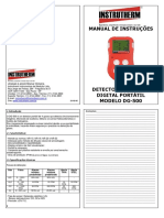 MANUAL DE INSTRUÇÕES DETECTOR DE 4 GASES DIGITAL PORTÁTIL MODELO DG Introdução. 2. Características. 3. Especificações Técnicas