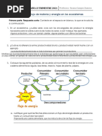 Práctica 2 - Flujo de Materia y Energía en Los Ecositemas