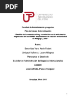 Gestion de La Comunicacion y Su Relacion Con La Articulacion Empresarial Oficial Ultimooo