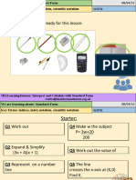 What You Need To Get Ready For This Lesson:: #Balearningjourney: Interpret and Calculate With Standard Form