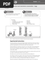 Practical 1 Momentum and Momentum Conservation - Large Trolleys