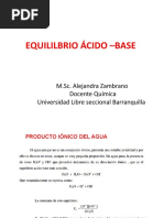 Equilibrio Acido Base - Quimica