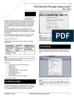 Element Manager Setup Guide-Rev B