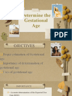 Determine The Gestational Age