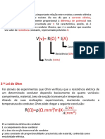 2 - Primeira e Segunda Lei de Ohm