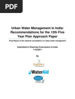 Recommendations - 12th FYP Water MGMT