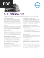 Dell Emc Cx4-120 Spec Sheet