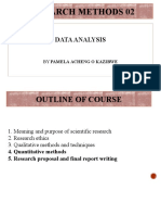 04 Research Methods Lecture - Data Analysis